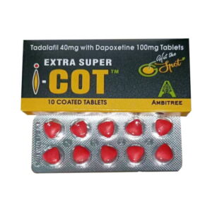 EXTRA SUPER I-COT  Dapoxetine+Tadalafil Tabletas de doble efecto dos en uno