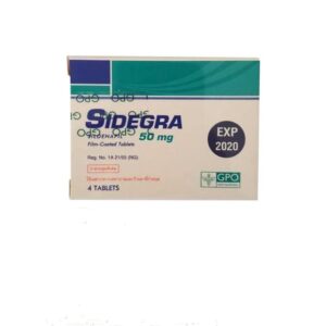 sidegra 50mg  Tabletas de citrato de sildenafil  Tratar la disfunción eréctil